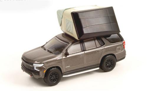 Diecast model cars Chevrolet Tahoe 1/64 Greenlight Z71 metallic grey 2021 Chevrolet Tahoe 1/64 Greenlight Z71 metallic grey 2021 diecast model cars