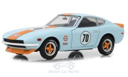 Diecast model cars Datsun 240Z 1/24 Greenlight blue/orange 1970 Datsun 240Z 1/24 Greenlight blue/orange 1970 diecast model cars