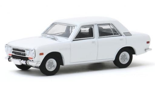 Diecast model cars Datsun 510 1/64 Greenlight 4-Door Sedan white 1972 Datsun 510 1/64 Greenlight 4-Door Sedan white 1972 diecast model cars