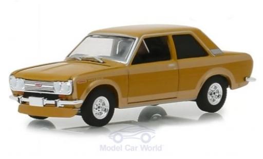Diecast model cars Datsun 510 1/64 Greenlight beige 1968 Datsun 510 1/64 Greenlight beige 1968 diecast model cars
