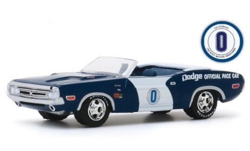 Diecast model cars Dodge Challenger 1/64 Greenlight R/T Convertible Ontario Motor Speedway 1971 Official Pace Car Dodge Challenger 1/64 Greenlight R/T Convertible Ontario Motor Speedway 1971 Official Pace Car diecast model cars
