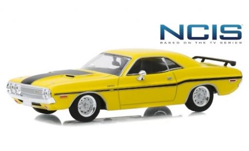 Diecast model cars Dodge Challenger 1/43 Greenlight R/T yellow/matt-black NCIS - Based on the TV Series 1970 Dodge Challenger 1/43 Greenlight R/T yellow/matt-black NCIS - Based on the TV Series 1970 diecast model cars