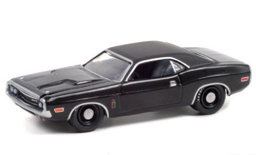 Diecast model cars Dodge Challenger 1/64 Greenlight R/T black 1970 The Black Ghost Dodge Challenger 1/64 Greenlight R/T black 1970 The Black Ghost diecast model cars