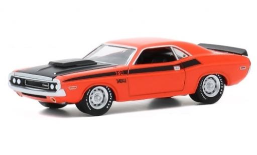 Diecast model cars Dodge Challenger 1/64 Greenlight T/A orange/matt-black 1970 50 Years Dodge Challenger 1/64 Greenlight T/A orange/matt-black 1970 50 Years diecast model cars