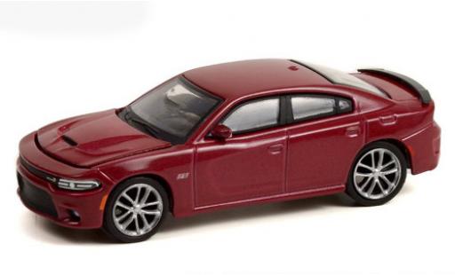 Diecast model cars Dodge Charger 1/64 Greenlight R/T Scat Pack metallic red 2017 Dodge Charger 1/64 Greenlight R/T Scat Pack metallic red 2017 diecast model cars