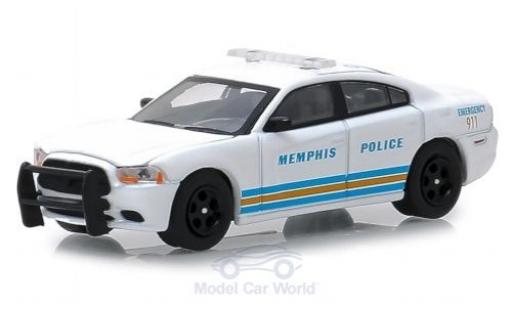 Diecast model cars Dodge Charger 1/64 Greenlight white Memphis Police 2011 Pursuit Dodge Charger 1/64 Greenlight white Memphis Police 2011 Pursuit diecast model cars