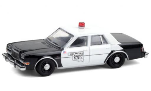 Dodge Diplomat 1/64 Greenlight Oklahoma Highway Patrol 1985 diecast model cars