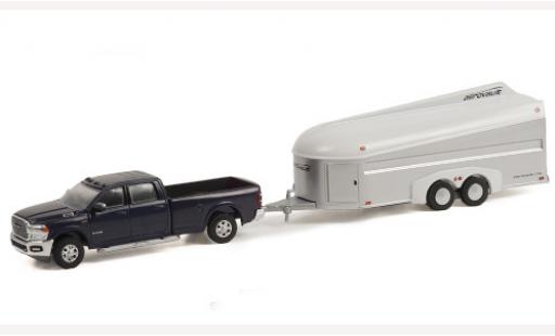 Diecast model cars Dodge RAM 1/64 Greenlight 3500 Laramie Crew Cab grey 2021 mit Aerovault MK II Trailer Dodge RAM 1/64 Greenlight 3500 Laramie Crew Cab grey 2021 mit Aerovault MK II Trailer diecast model cars