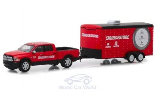 Diecast model cars Dodge RAM 1/64 Greenlight Ram red Bridgestone 2017 mit Anhänger Dodge RAM 1/64 Greenlight Ram red Bridgestone 2017 mit Anhänger diecast model cars