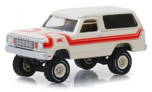 Diecast model cars Dodge RAM 1/64 Greenlight Ramcharger white/orange 1978 Dodge RAM 1/64 Greenlight Ramcharger white/orange 1978 diecast model cars