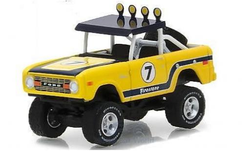 Ford Bronco 1/64 Greenlight Baja yellow 1972 diecast model cars