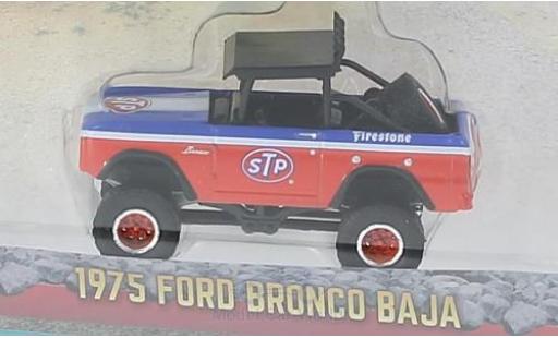 Ford Bronco 1/64 Greenlight Baja STP 1975 diecast model cars