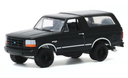 Diecast model cars Ford Bronco 1/64 Greenlight black 1994 Ford Bronco 1/64 Greenlight black 1994 diecast model cars