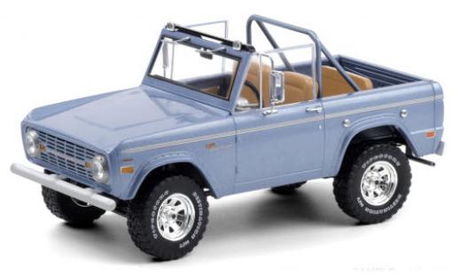 Diecast model cars Ford Bronco 1/18 Greenlight Sport metallic blue 1969 Ford Bronco 1/18 Greenlight Sport metallic blue 1969 diecast model cars