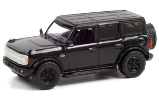 Diecast model cars Ford Bronco 1/64 Greenlight Wildtrak black 2021 Ford Bronco 1/64 Greenlight Wildtrak black 2021 diecast model cars