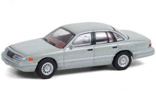 Diecast model cars Ford Crown 1/64 Greenlight Victoria metallic grey 1993 The X-Files Ford Crown 1/64 Greenlight Victoria metallic grey 1993 The X-Files diecast model cars