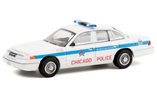 Diecast model cars Ford Crown 1/64 Greenlight Victoria Police Interceptor Chicago Police Department 1995 Ford Crown 1/64 Greenlight Victoria Police Interceptor Chicago Police Department 1995 diecast model cars