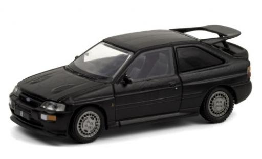 Diecast model cars Ford Escort 1/64 Greenlight RS Cosworth black/matt-black RHD Black Bandit Racing 1994 Ford Escort 1/64 Greenlight RS Cosworth black/matt-black RHD Black Bandit Racing 1994 diecast model cars