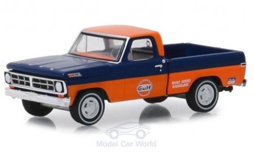 Ford F-1 1/64 Greenlight 00 Gulf 1971 diecast model cars