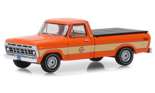 Diecast model cars Ford F-1 1/64 Greenlight 00 orange/beige Gulf 1976 Ford F-1 1/64 Greenlight 00 orange/beige Gulf 1976 diecast model cars