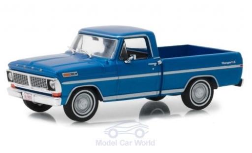 Diecast model cars Ford F-1 1/43 Greenlight 00 Pick-Up metallic blue 1970 Ford F-1 1/43 Greenlight 00 Pick-Up metallic blue 1970 diecast model cars