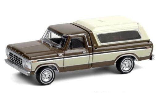 Ford F-1 1/64 Greenlight 50 metallic brown/beige 1979 diecast model cars