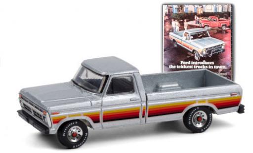 Diecast model cars Ford F-1 1/64 Greenlight 50 grey/Dekor 1977 Ford F-1 1/64 Greenlight 50 grey/Dekor 1977 diecast model cars