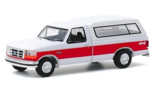 Diecast model cars Ford F-1 1/64 Greenlight 50 XLT white/red 1994 Ford F-1 1/64 Greenlight 50 XLT white/red 1994 diecast model cars