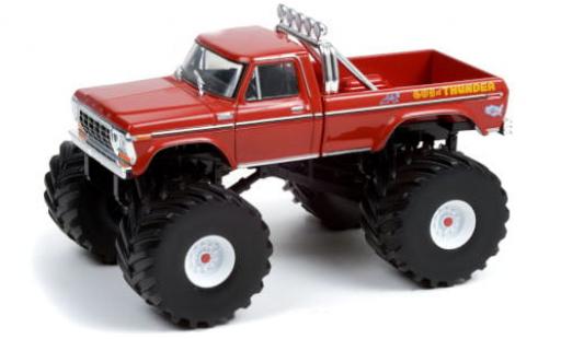Ford F-250 1/43 Greenlight Monster Truck God of Thunder 1979 1:43 diecast model cars