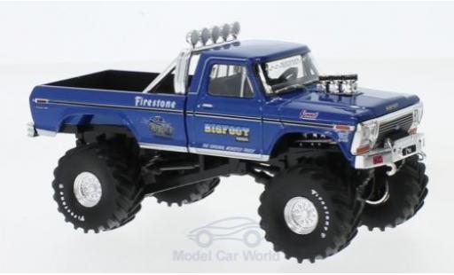 Diecast model cars Ford F-250 1/43 Greenlight Monster Truck metallic blue Bigfoot 1974 Ford F-250 1/43 Greenlight Monster Truck metallic blue Bigfoot 1974 diecast model cars