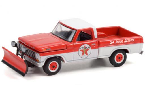 Ford F-250 1/64 Greenlight Texaco 1968 avec Räumschild diecast model cars