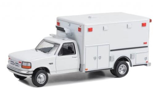 Diecast model cars Ford F-350 1/64 Greenlight Ambulance weiss 1992 1:64 Ford F-350 1/64 Greenlight Ambulance weiss 1992 1:64 diecast model cars