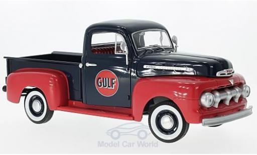 Diecast model cars Ford F1 1/18 Greenlight Pick-Up blue/red Gulf 1951 Ford F1 1/18 Greenlight Pick-Up blue/red Gulf 1951 diecast model cars