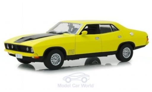 Diecast model cars Ford Falcon 1/18 Greenlight XB GT351 yellow/black RHD 1974 Ford Falcon 1/18 Greenlight XB GT351 yellow/black RHD 1974 diecast model cars