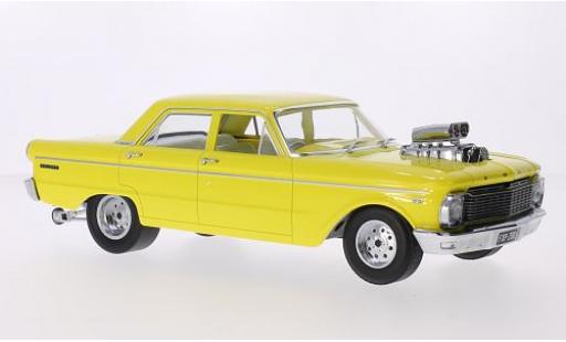 Diecast model cars Ford Falcon 1/18 Greenlight (XP) 4-Door Saloon Tuning yellow RHD 1965 les portes et capos fermé Ford Falcon 1/18 Greenlight (XP) 4-Door Saloon Tuning yellow RHD 1965 les portes et capos fermé diecast model cars