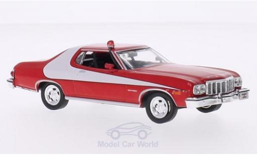 Diecast model cars Ford Gran Torino 1/43 Greenlight red/white 1976 Starsky & Hutch TV-Serie Ford Gran Torino 1/43 Greenlight red/white 1976 Starsky & Hutch TV-Serie diecast model cars