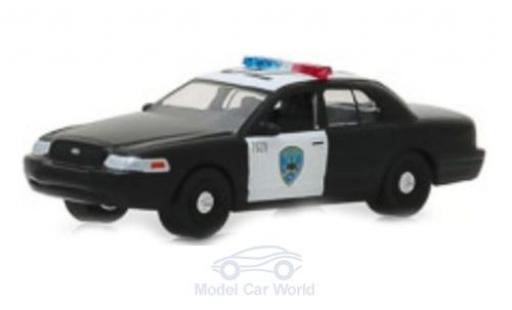 Ford LTD 1/64 Greenlight Crown Victoria Police Interceptor Oakland 2008 diecast model cars