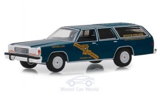 Ford LTD 1/64 Greenlight Crown Victoria Wagon Louisiana State Police 1987 diecast model cars