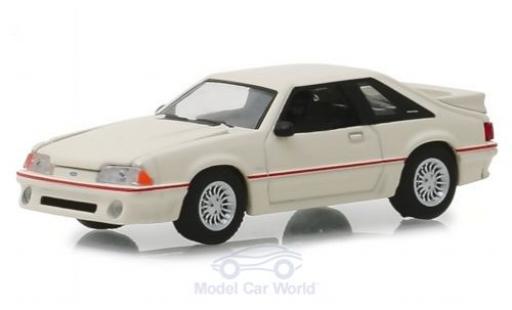 Diecast model cars Ford Mustang 1/64 Greenlight 5.0 white 1989 Ford Mustang 1/64 Greenlight 5.0 white 1989 diecast model cars