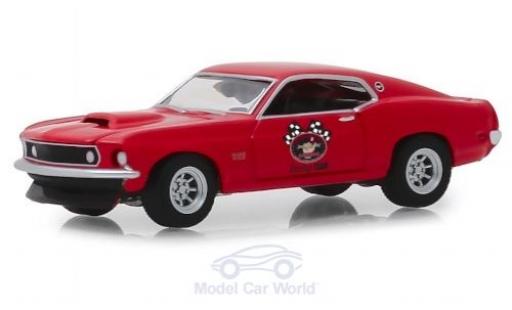 Diecast model cars Ford Mustang 1/64 Greenlight BOSS 429 red/Dekor 1969 Ford Mustang 1/64 Greenlight BOSS 429 red/Dekor 1969 diecast model cars