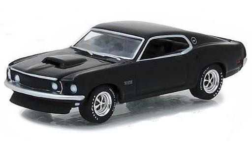 Diecast model cars Ford Mustang 1/64 Greenlight Boss 429 black 1969 Ford Mustang 1/64 Greenlight Boss 429 black 1969 diecast model cars
