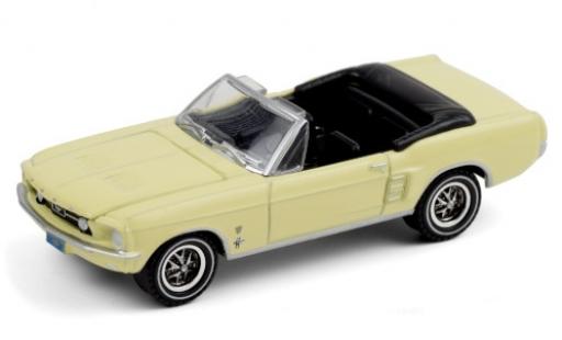 Diecast model cars Ford Mustang 1/64 Greenlight Convertible High Country Special yellow 1967 Ford Mustang 1/64 Greenlight Convertible High Country Special yellow 1967 diecast model cars