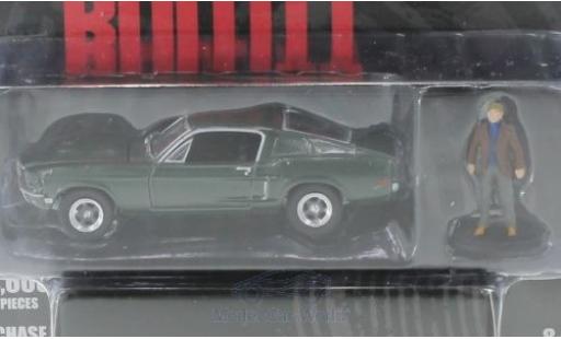 Diecast model cars Ford Mustang GT 1/64 Greenlight GT green Bullitt 1968 mit Steve McQueen Figur Ford Mustang GT 1/64 Greenlight GT green Bullitt 1968 mit Steve McQueen Figur diecast model cars