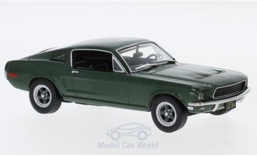 Diecast model cars Ford Mustang GT 1/43 Greenlight GT metallic green Bullitt 1968 Ford Mustang GT 1/43 Greenlight GT metallic green Bullitt 1968 diecast model cars