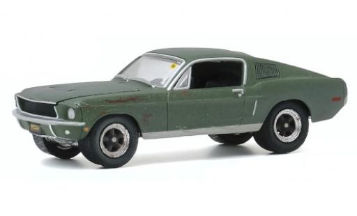 Diecast model cars Ford Mustang 1/64 Greenlight GT metallic green 1968 avec Witterungsspuren Ford Mustang 1/64 Greenlight GT metallic green 1968 avec Witterungsspuren diecast model cars