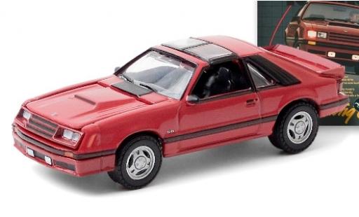 Diecast model cars Ford Mustang 1/64 Greenlight GT red 1982 Ford Mustang 1/64 Greenlight GT red 1982 diecast model cars