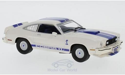 Diecast model cars Ford Mustang 1/43 Greenlight II Cobra II beige/blue Charlies Angels 1976 Ford Mustang 1/43 Greenlight II Cobra II beige/blue Charlies Angels 1976 diecast model cars