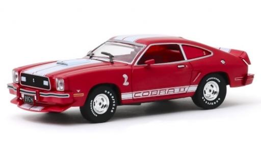 Diecast model cars Ford Mustang 1/43 Greenlight II Cobra II red/white 1976 Ford Mustang 1/43 Greenlight II Cobra II red/white 1976 diecast model cars