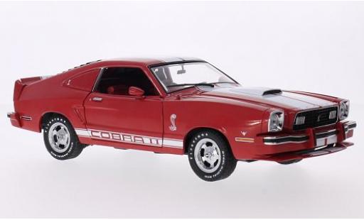Diecast model cars Ford Mustang 1/18 Greenlight II Cobra II red/white 1978 Ford Mustang 1/18 Greenlight II Cobra II red/white 1978 diecast model cars