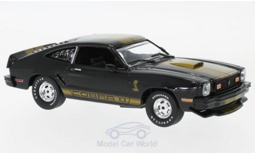 Diecast model cars Ford Mustang 1/43 Greenlight II Cobra II black/gold 1977 Ford Mustang 1/43 Greenlight II Cobra II black/gold 1977 diecast model cars